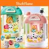 Colorful Mini Coin Operated Claw Machine Toy For Kids With Adorable Plush Toys And Capsules