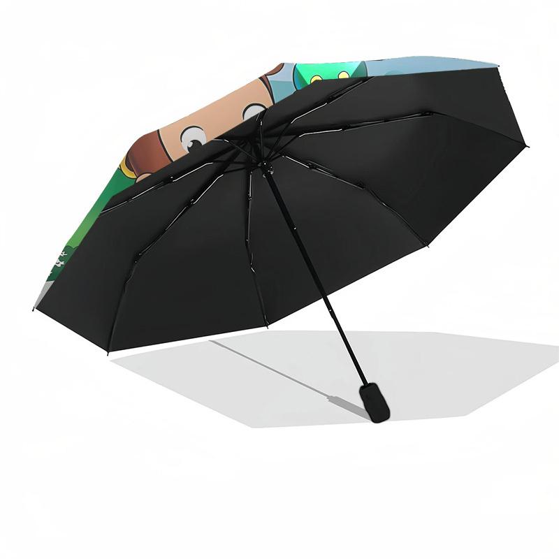 Curious George, King Automatic Opening and Closing, 8 rib Structure Portable Umbrella, Suitable for Men and Women in All Seasons Perfect Gi
