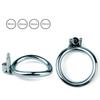 Wearable + Catheter Stainless Steel CB Lock Chastity Lock Cock Ring Penis Cage  Sex Toy Chastity Belt BDSM