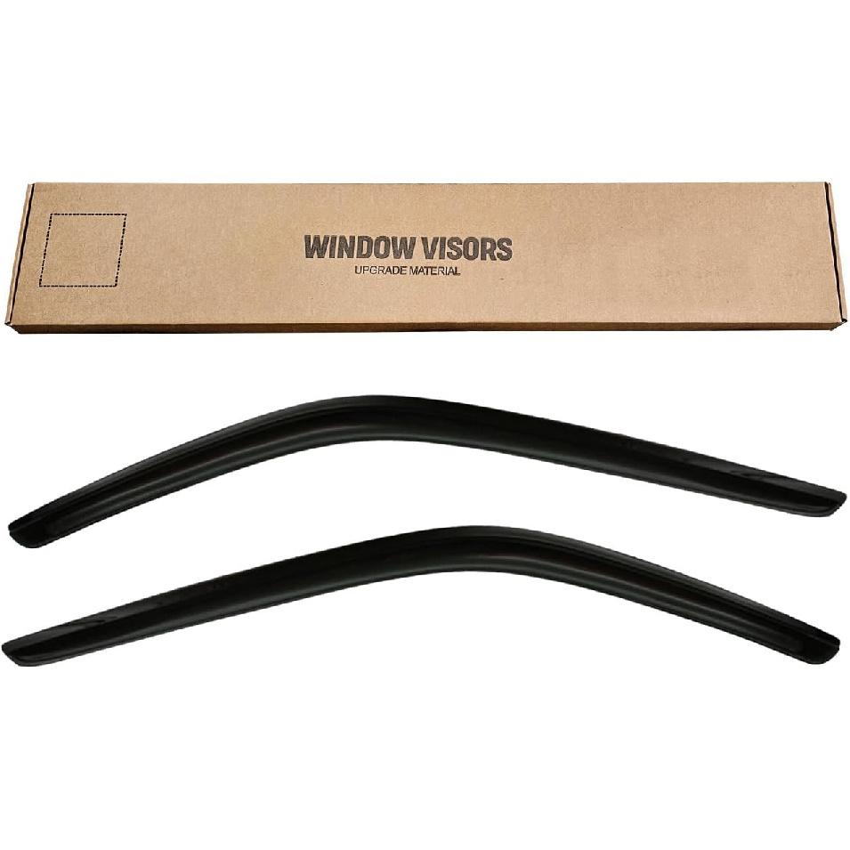 Window Rain Guards Visors For 1999-2016 Ford F250 F350 F450 F550 Super Duty, Window Vent Wind Shades Deflectors Shield For 2000-2016 F650 F750