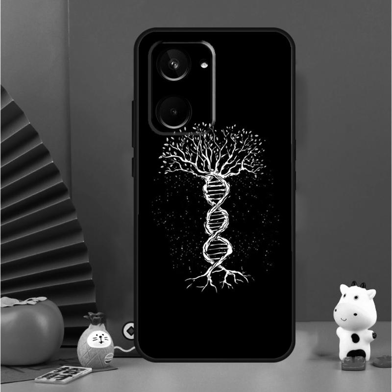 Retro DNA Science Illustration For Realme 15 Pro GT7 GT6 10 11 12 13 14 Pro Plus C65 C67 C63 C61 C51 C53 C35 C75 C55 Case