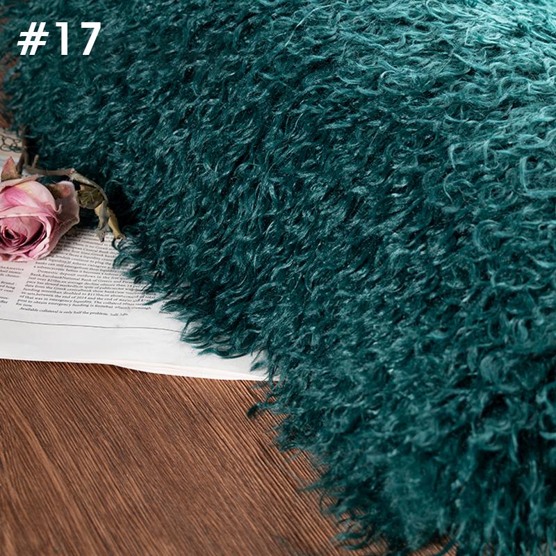 50*170cm High-grade 6cm Long Hair Cashmere Fabric Lamb Curly Imitation Tan Sheep Wool Plush Fabric DIY Clothing Dolls Cosplay
