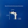 CPC Connector with Shut-Off Valve: 3/16" Male/Female Quick Disconnect for Beauty Instruments