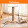 Multi-functional Cat Climbing Frame Sturdy Wood Construction Provides Hours Of Entertainment For Your Furry Friend