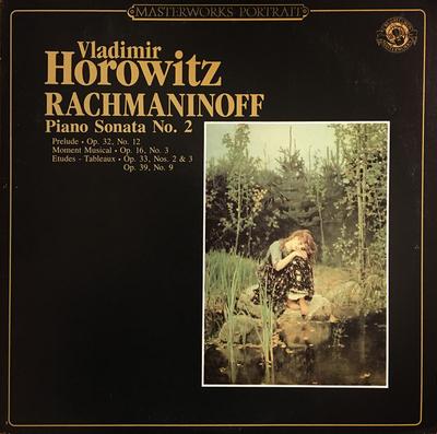 LP Record VLADIMIR HOROWITZ SERGEI VASILYEV Piano Sonata No. 2 Prelude Op. 3 MP39757 CBS 1985 Netherland Classical Used