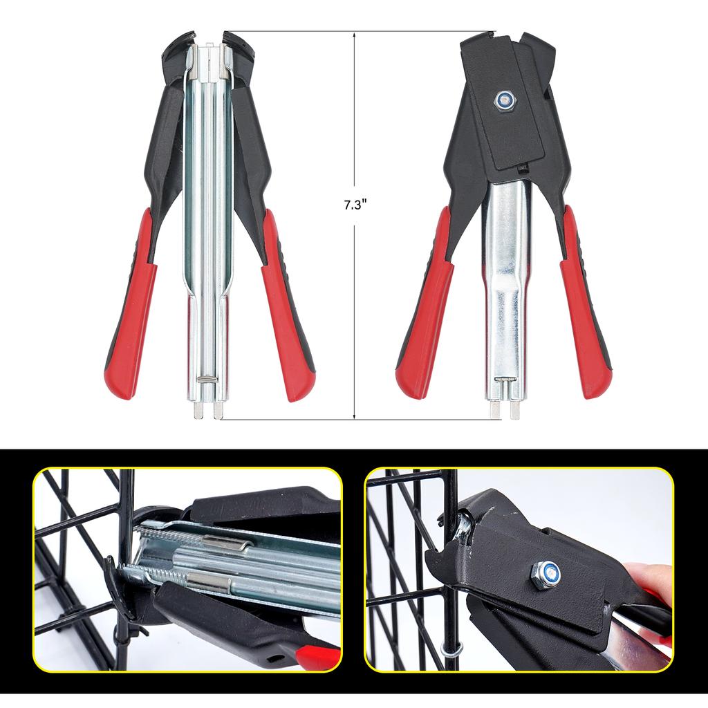 Pet Animal Cage Installation Clamp and C Type Nails Animal Cage Clamp Chicken Pig Bird Cage Accessories Installation Equipment