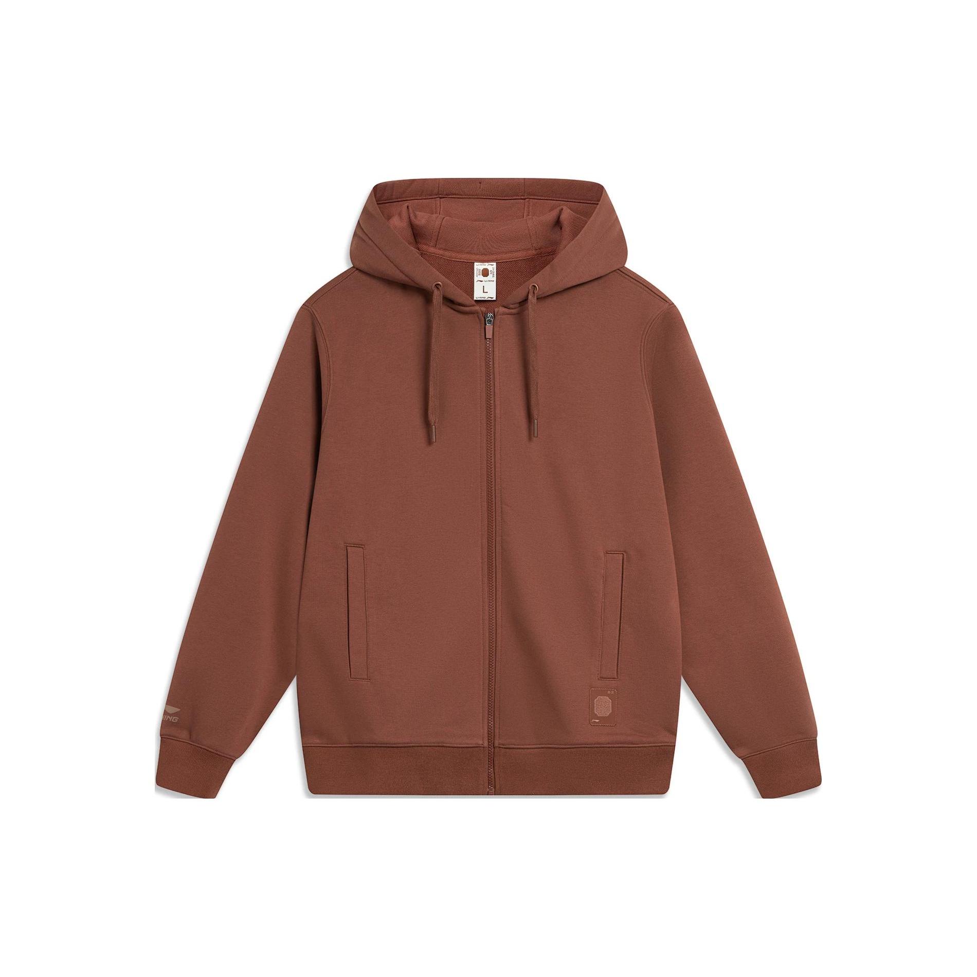 Li Ning Sports Life Collection Sweatshirt Unisex Milk Coffee Umber AWDT967-5 XL