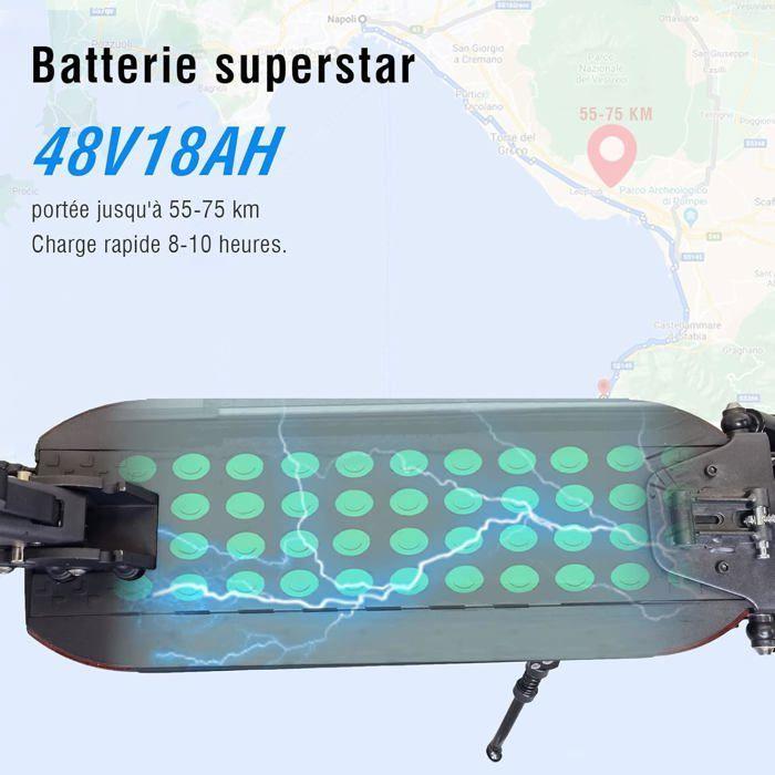 JOYOR Y6-S - Electric Scooter - 500 W Motor - 48 V 18 Ah Battery - Max 45km/h - Range 60 Km - Disc Brakes - Black