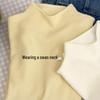 Women's Soft Knit Stand Collar Sweater - Perfect Base Layer for Autumn/Winter