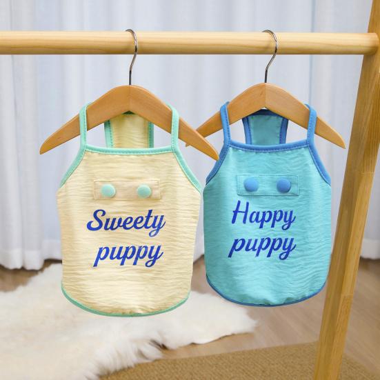 Dog Cooling Vest for Small Medium Dogs Soft Breathable Summer Dog Outfits Cute Spaghetti Strap Sleeveless Puppy Clothes