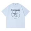 :CHOCOOLATE Daisy Couple Print Short Sleeve T-Shirt