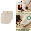 Multi Purpose Reusable Filter Bag for Cold Brew Teas and Coffee Organic Cotton Washable Strainer Bag