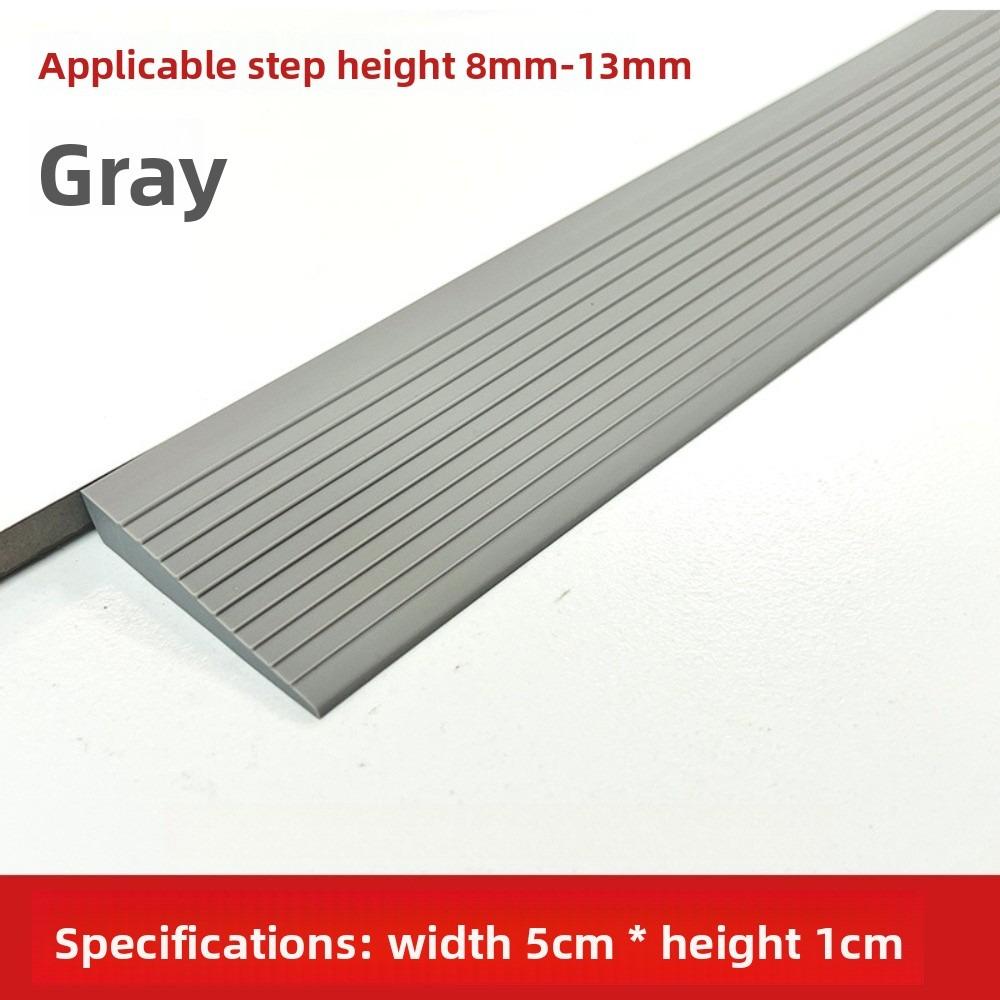 Ramp Mat Soft Multi Purpose Door Threshold Self Adhesive Durable PVC Non Slip Strip for Step Robotic Vacuums Wheelchair Stroller