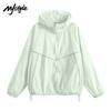 MJ STYLE Women's UPF50+ Reflective Sun Protection Hooded Jacket