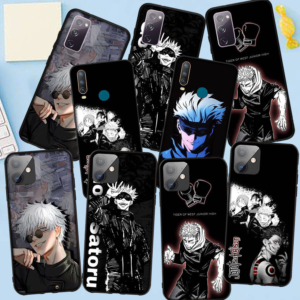 Handyhülle für Samsung Galaxy S25 S23 S22 S24 Ultra FE A05 A06 A15 A16 A36 A37 A35 A54 A55 A56 A57 A25 A26 A53 Comics Gojo Satoru Jujutsu Kaisen Cover