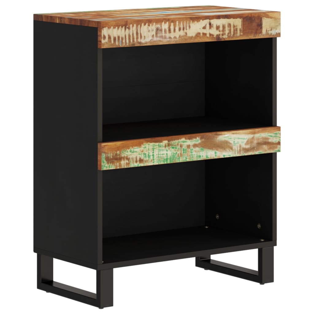 Side Table 60x33x75 Cm Reclaimed Solid Wood