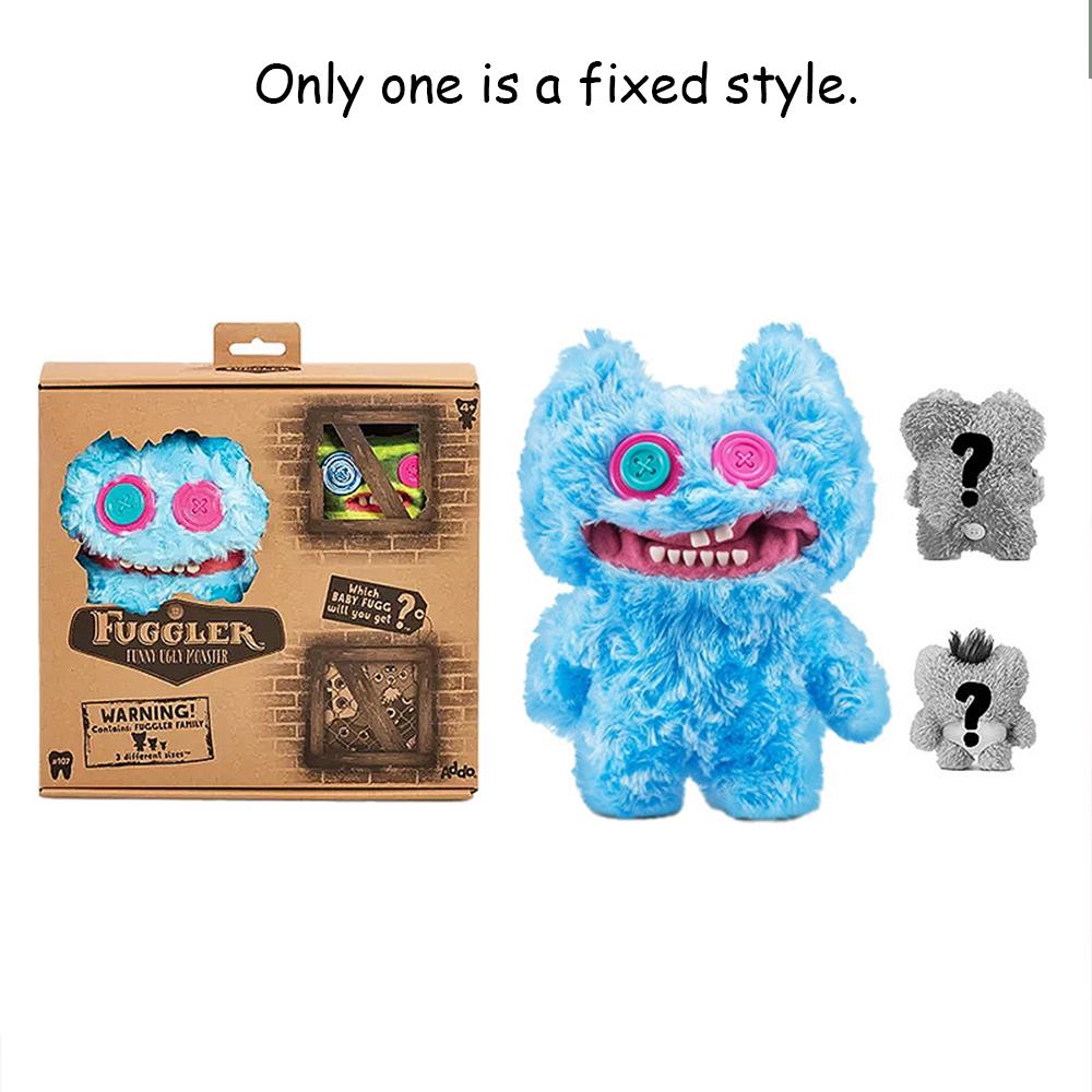 FUGG FAMILY Ugly Fuggler Tooth Monster Original Plush Toys MINI RASCALS BABY MOSTER Stuffed Filled Doll Gift for Kids