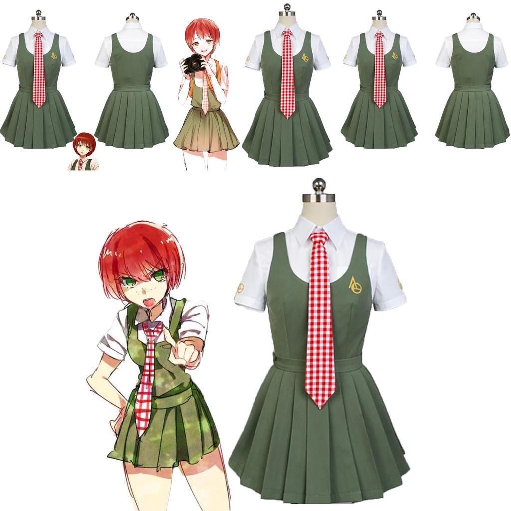 Stylish Mahiru Koizumi Danganronpa Cosplay Costume Outfit For Halloween Parties
