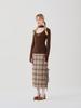 MIERCOLES Belle Half Neck Top [Brown]