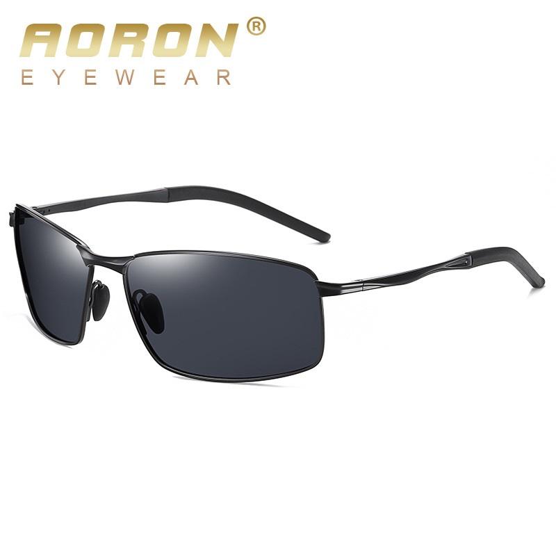 aoron More Than 100 Colors Polarized Sunglasses for Men Women Fashion Design Metal Frame Outdoor UV400 Anti Glare Driving Glasses
