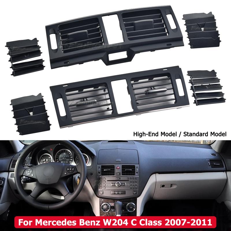 For Mercedes Benz W204 C Class C180 C200 220 230 260 C300 350 2007-2011 Car Console Air Conditioner AC Vent Grille Outlet Cover