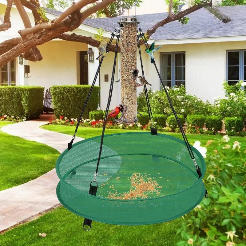 Samenfänger für Vogelfutterspender, Samenauffangschale für Vogelfutterspender, Hängender Ring Samenauffangschale für Kolibri-Futterspender