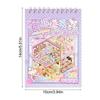 Landscape Sticker Scenes Cartoon Landscape Sticker Book Forest Village DIY 3D Sticker Scene Pocket Birthday Gift For Planner