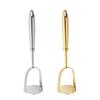 Stainless Steel Manual Masher for Potatoes, Pumpkins, and Baby Food