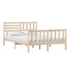 Solid Wood Bed Frame 140 X 200 Cm