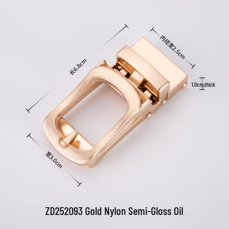 

2.5CM Women s Auto-Lock Hollow Leather Belt Buckle - Casual & Versatile