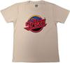 T-shirt da uomo Strokes con logo rosso T-shirt naturale unisex
