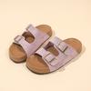 Beautiful thick-bottomed Boken slippers 2025 summer new double-buckle thick-bottomed heightened non-slip and breathable outer wear casual sandals