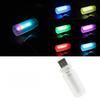 1Pc USB Colorful Ambient Light LED Touch Switch, Colorful Color Grading Flash USB Night Light USB Light