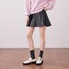 Betu Women's Eco-Friendly Pleated PU Leather Skirt