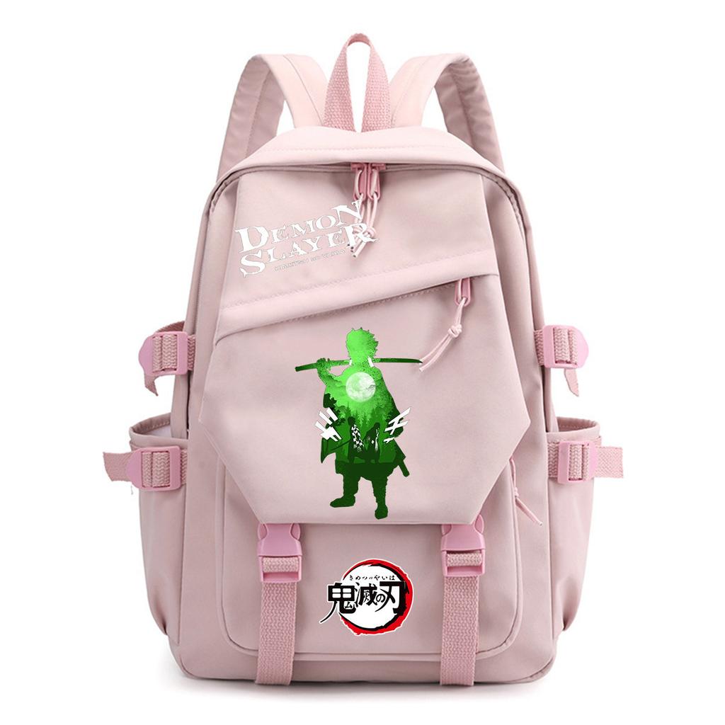 Anime surrounding ghost annihilation blade Tanjiro junior high school high school student schoolbag backpack Oxford cloth male and female