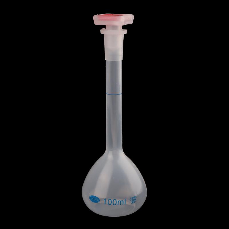25/50/100/250/500/1000 ml målekolbe med propp lang hals målekolbe gradert flaske for test laboratorieforsyninger