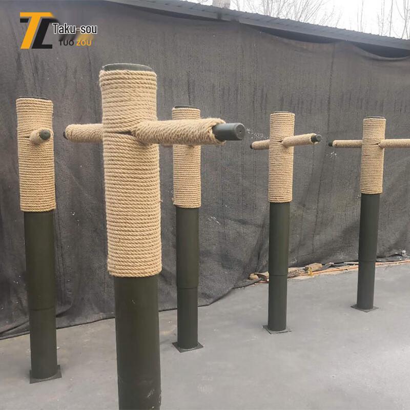 Outdoor Wooden Training Pile