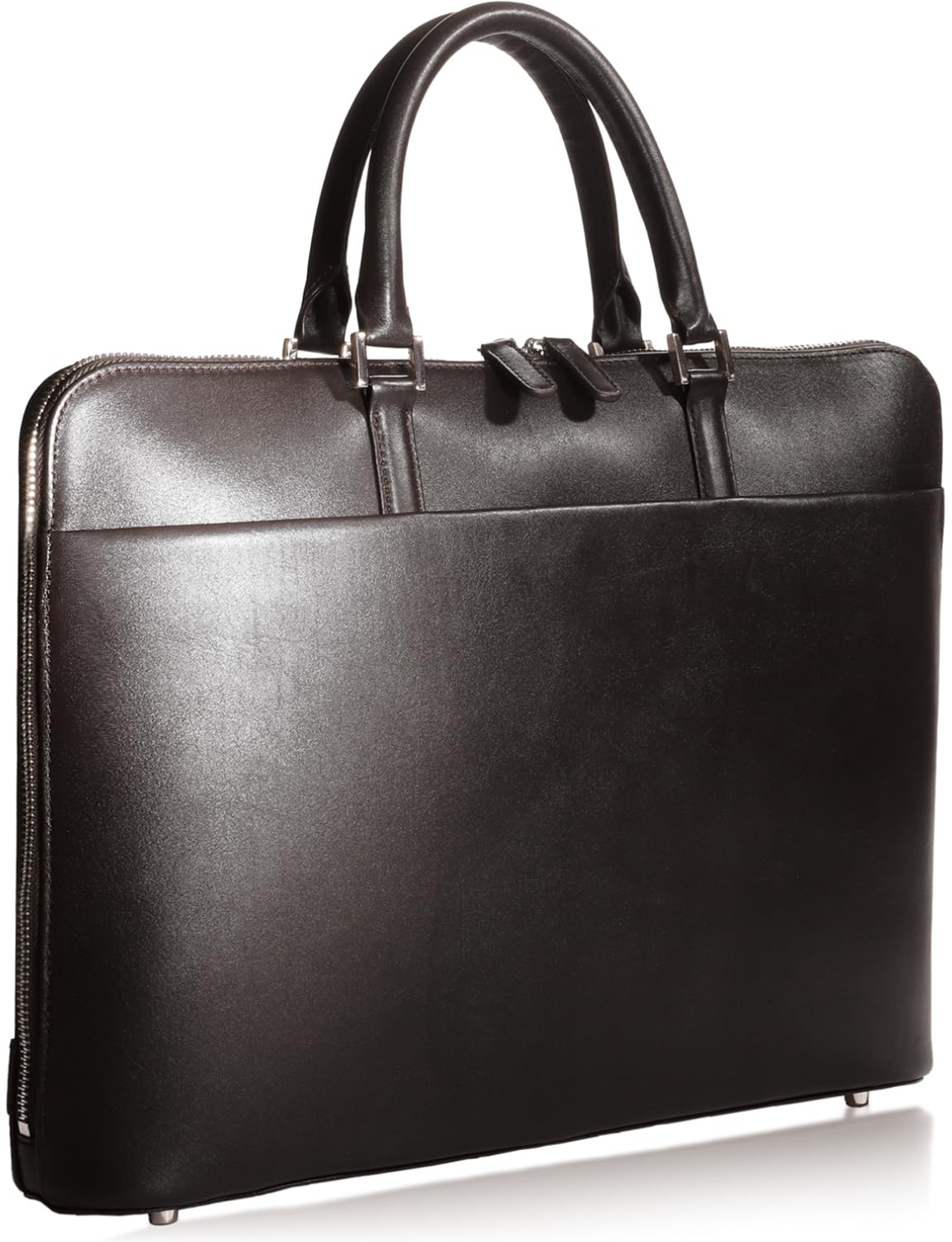 

Business Genuine Freestanding Can Hold a Business Trip RT3 [BLUE SINCERE] Bag, Men s, Leather, Thin, A4, Bag, 13inch, PC, Briefcase, Compact, Men s темно-коричневого