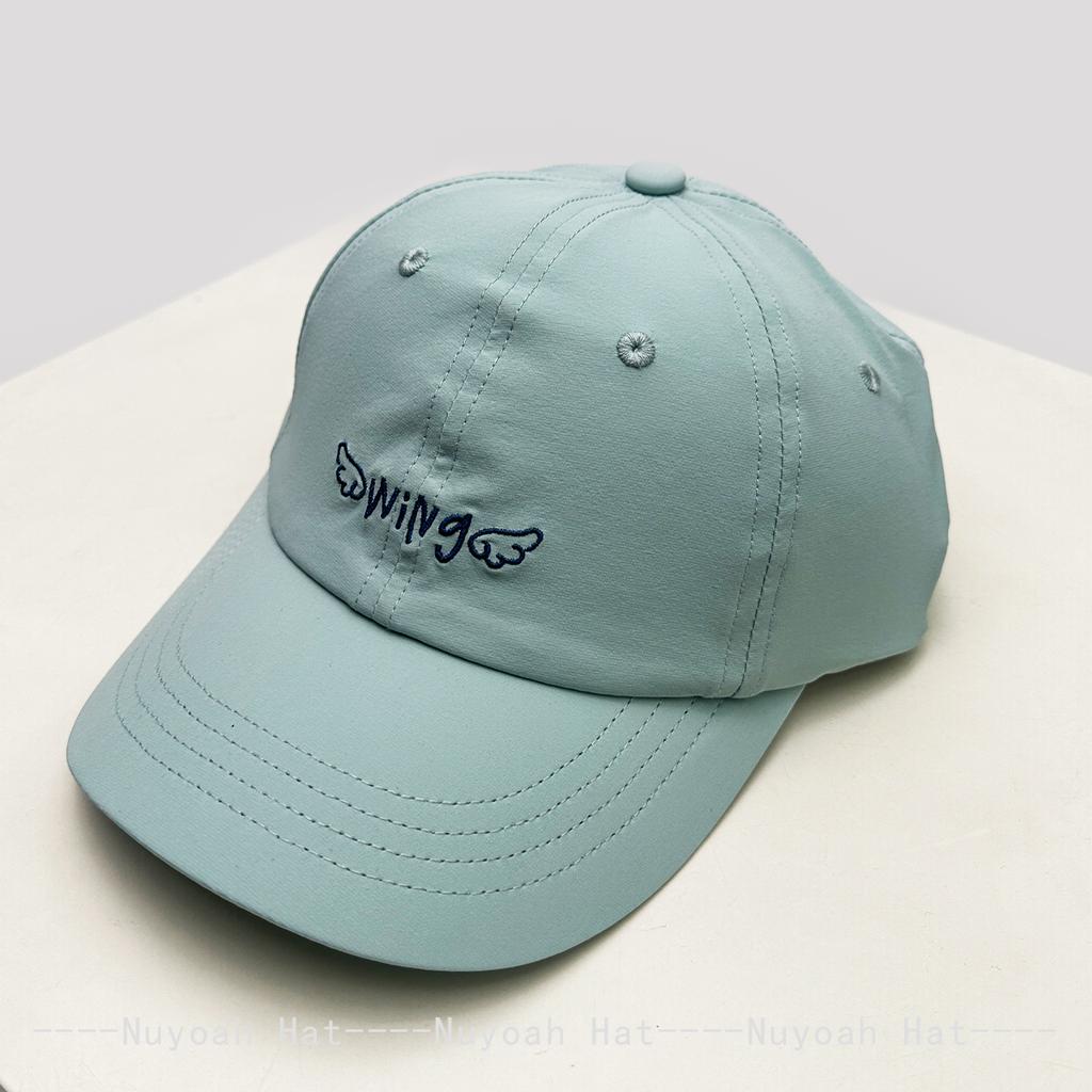 Baseball Letterings Alphabet Wing Stitched Stitching Embroidered Quick-Dry Cute Women  Men Her Him For Fresh Caps Peaked Hats Sunshade Elastic