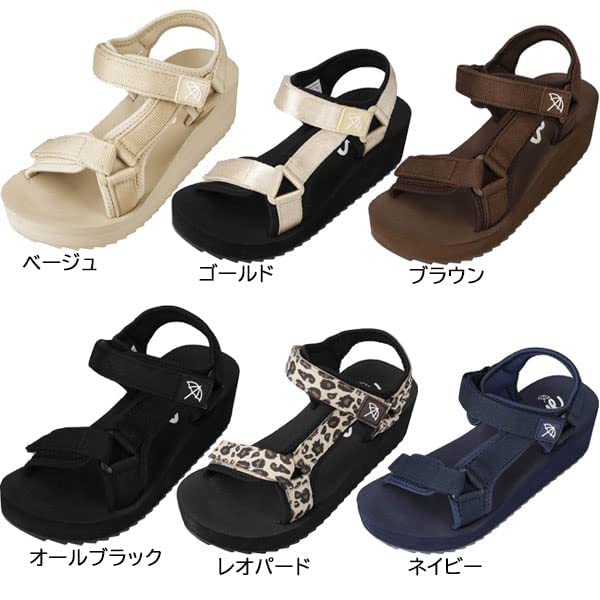 Arnold Palmer Sports Sandals AN5402 Navy Small Women's Thick-soled (505)