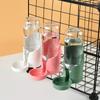 Hanging Cats Water Dispenser Transparent Rabbit Food Container Rabbit Water Bottle  For Puppy Bird