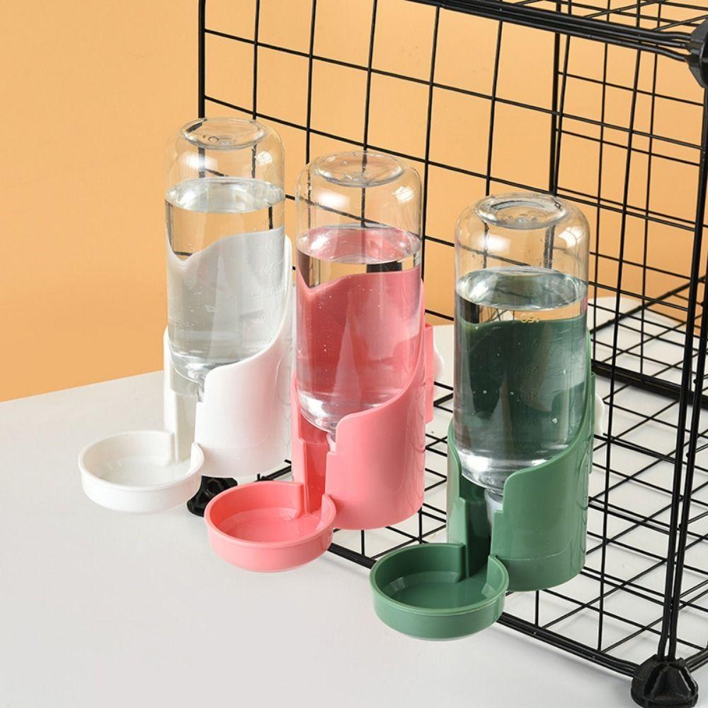 Hanging Cats Water Dispenser Transparent Rabbit Food Container Rabbit Water Bottle  For Puppy Bird