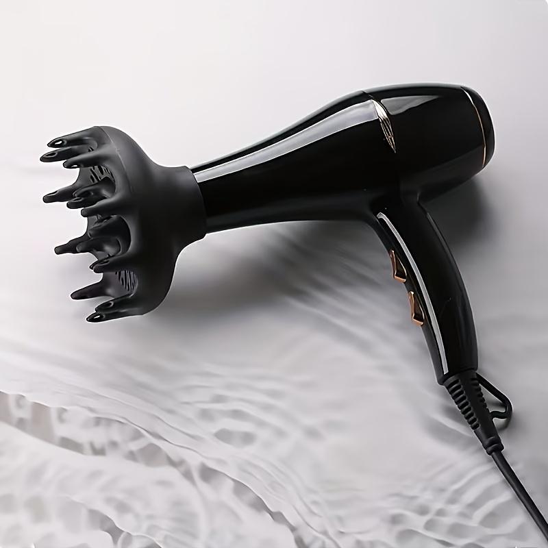 1 Pezzo Diffusore per Capelli Ricci e Naturali, Massimizza l'effetto Anti-crespo Nero Orchidea, Migliora i Capelli Naturalmente Ricci, Accessorio per Asciugacapelli