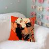 Chainsaw Man I Wanna Feel Some Tits Case Plush Fabric Soft Pillowcase Double Sided Print Cushion Cover Household Gifts