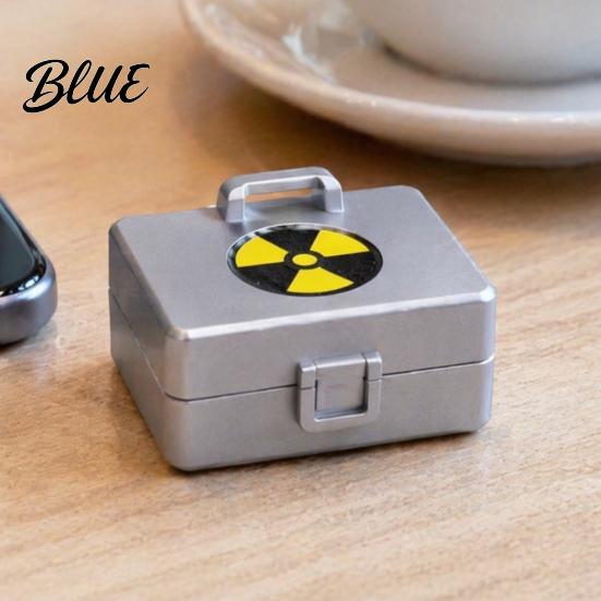 Desktop Storage Organizer Relief Toy Fidget 3D Toy Nuke Button Printed Stress Desk Accessory Fun Gadget for Office Workers