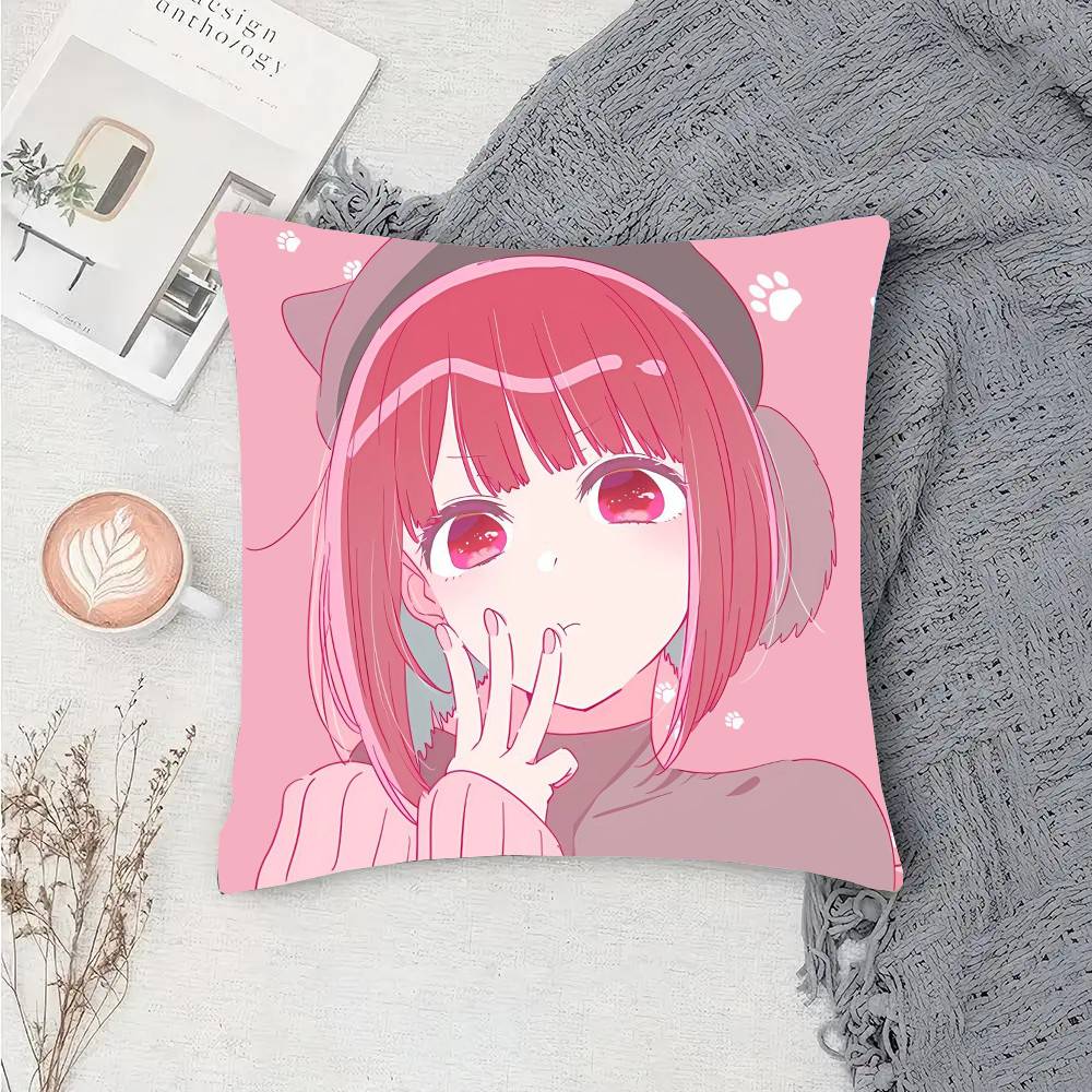 Arima Kana Anime OSHI NO KO Pillow Case Sofa Cushion Cover Room Home Decoration