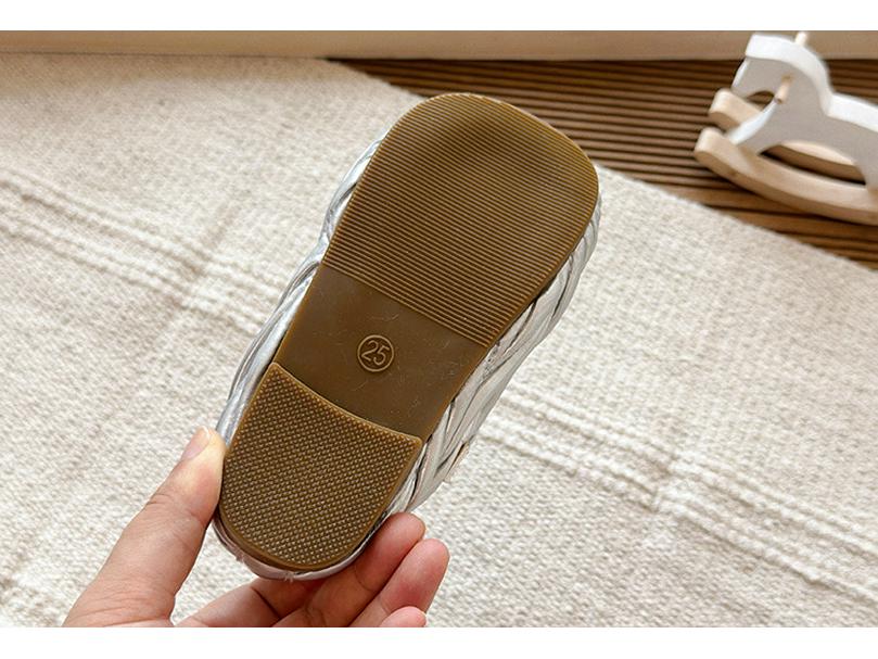 Spring 2026 Girls' Princess Flats: Soft Leather Buckle Shoes - Fashionable & Casual