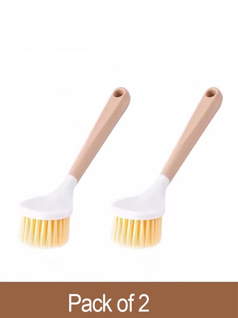 Long Handle Pot Brush Household Dishwashing Pot Brush Dishwashe Utensils Non-stick Brush Descal Grease Non-stick Pan Clean Brush
