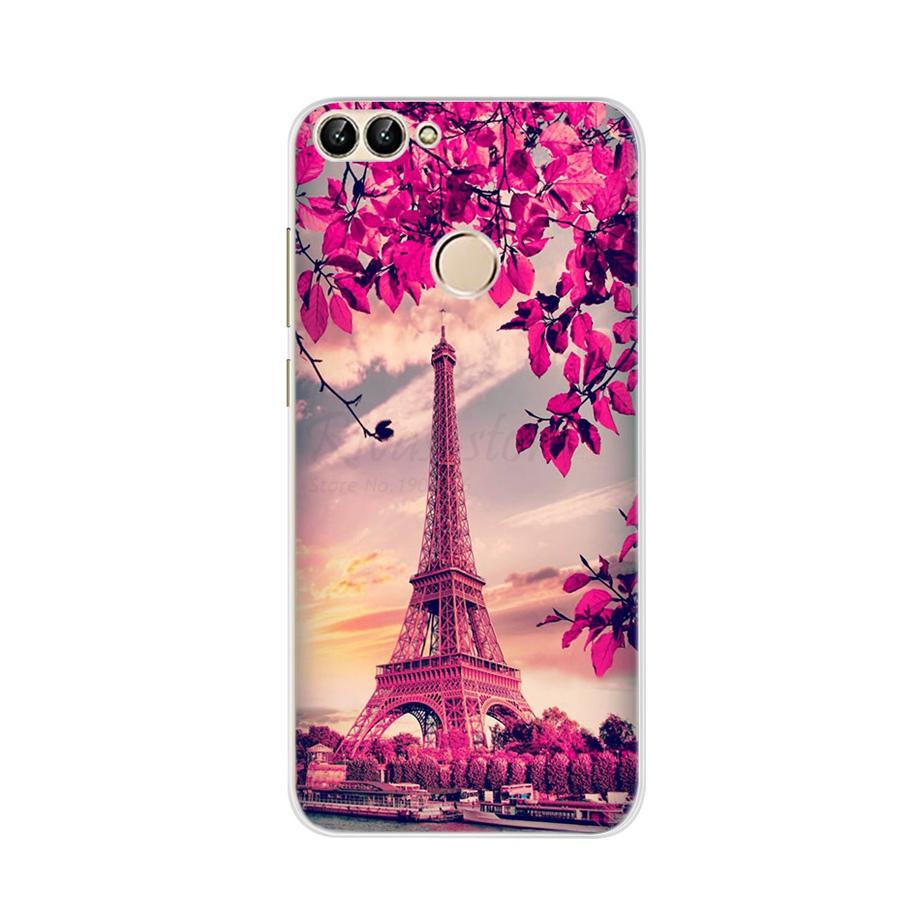 For Huawei P Smart 2018 Case TPU Soft Silicone Back Cover Phone Case For Huawei P Smart 2019 Cover Fundas FIG-LX1 PSmart Case