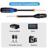 ViaGasaFamido Speaker Conversion Cable Female XLR 3 Pin to Male Microphone and Stage Speaker Extension Cable High Power Amplification Speakon